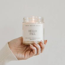 Load image into Gallery viewer, HELLO FALL SOY CANDLE
