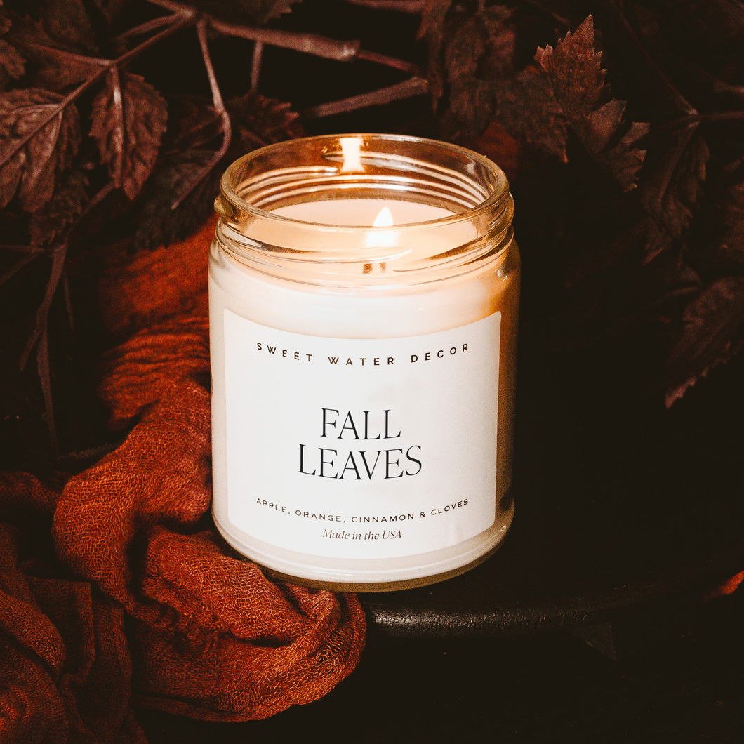 FALL LEAVES SOY CANDLE